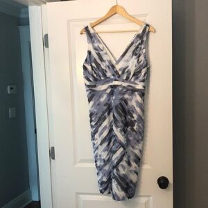 Ann Taylor, a line, double V dress. Size 12